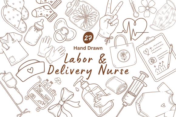 Download 27 Labor &amp; Delivery Nurse Illustrations - Premium Resources