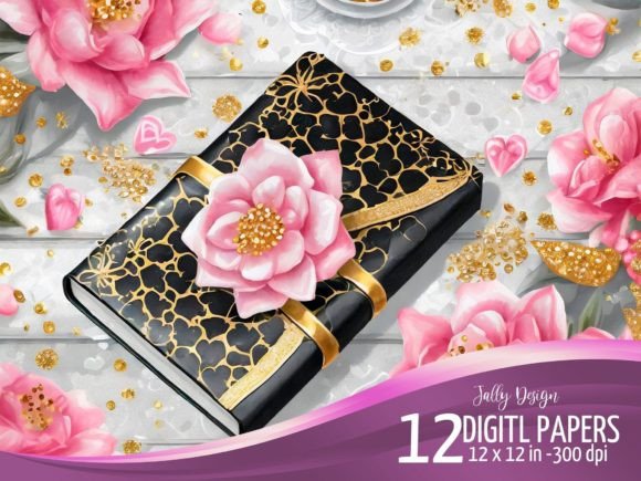 Download Luxurious, Shabby Chic, Floral Notebook - Chic Collection